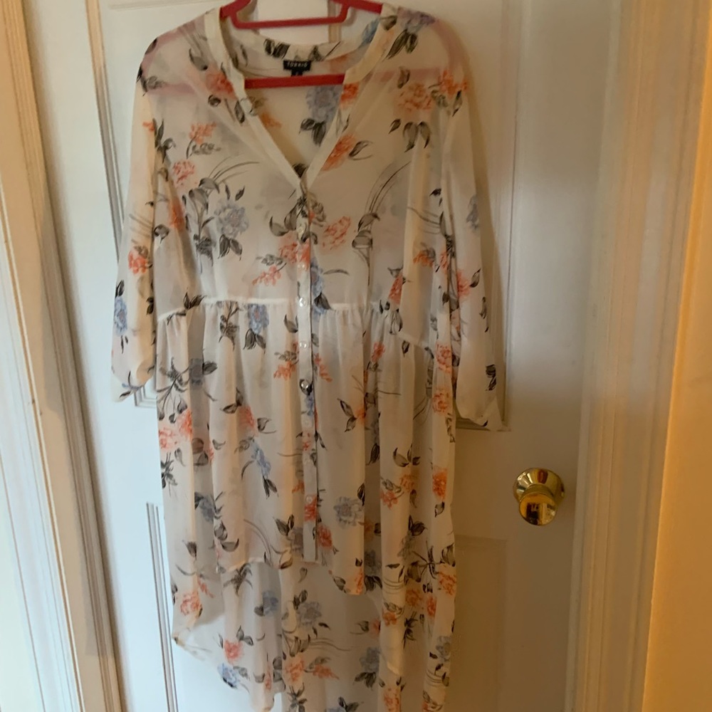 High-low babydoll blouse Torrid